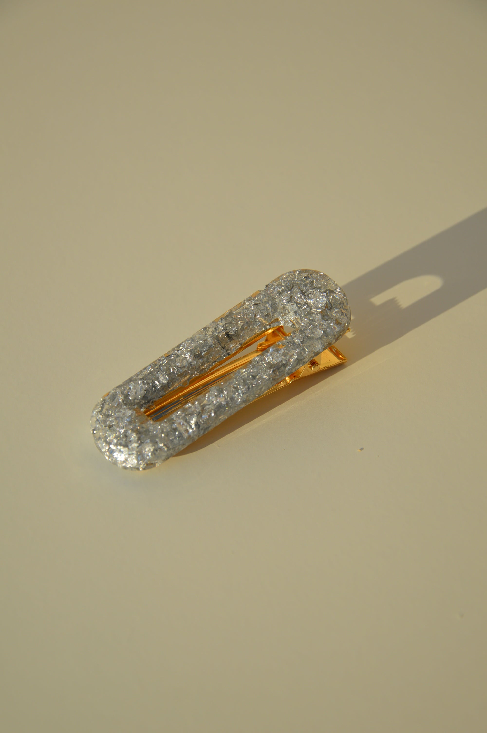 Barrette PARIS argenté