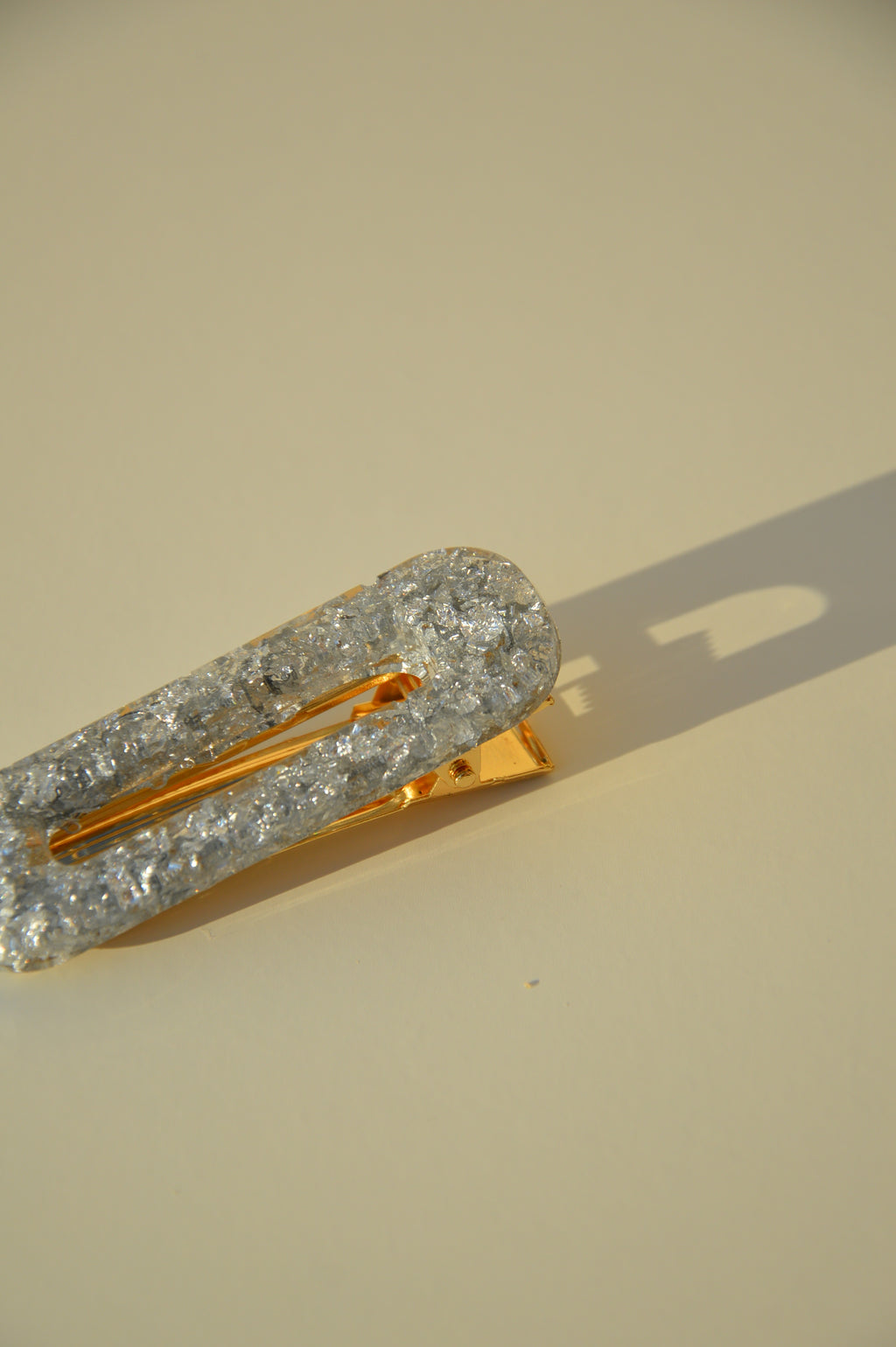 Barrette PARIS argenté