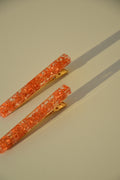 Barrettes PARIS x2 rose gold