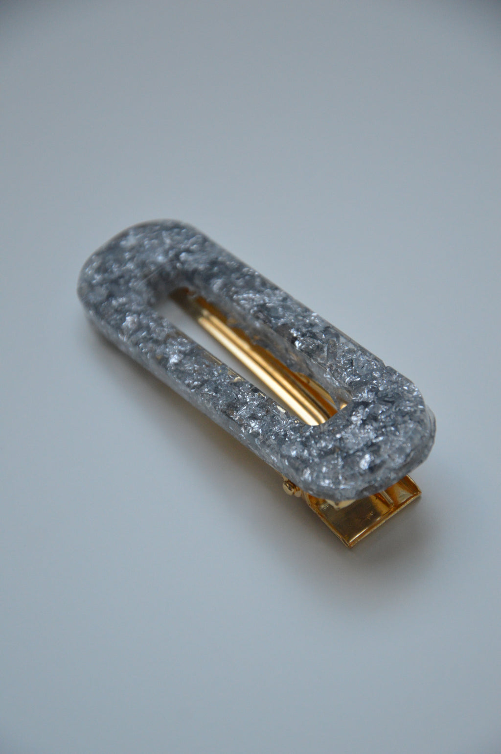 Barrette PARIS argenté