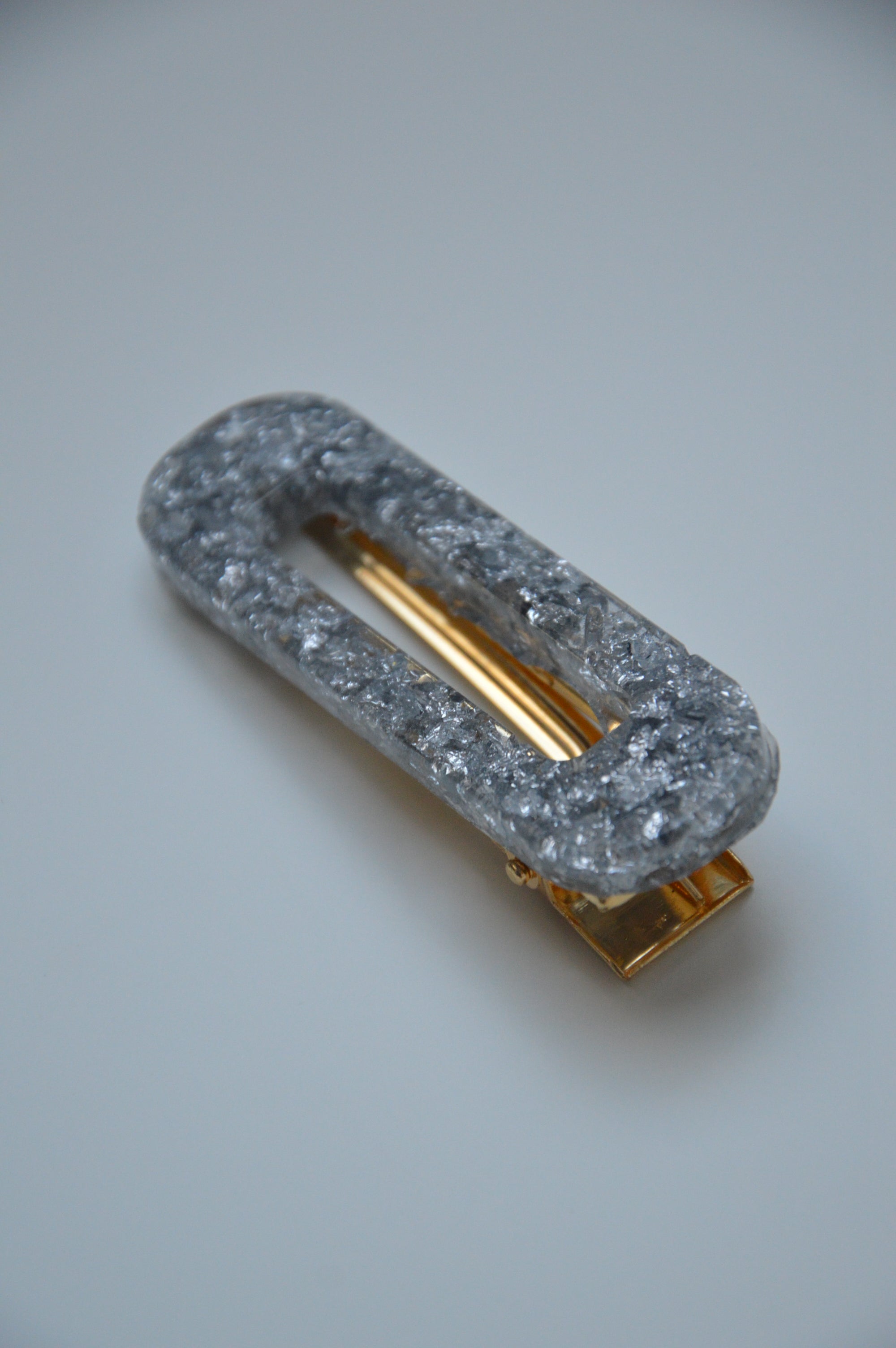 Barrette PARIS argenté